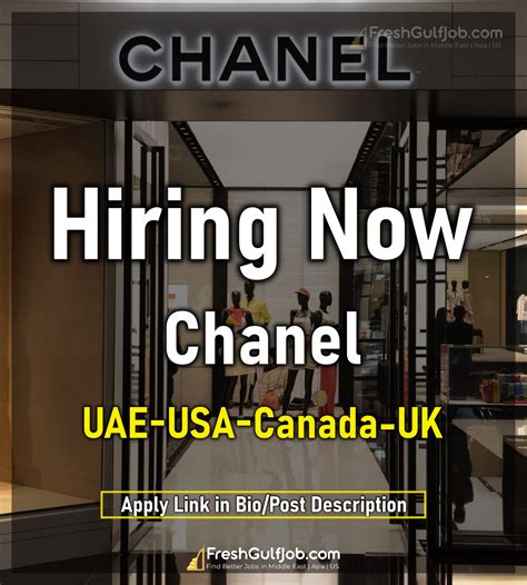 chanel international vacatures|chanel jobs sign in.